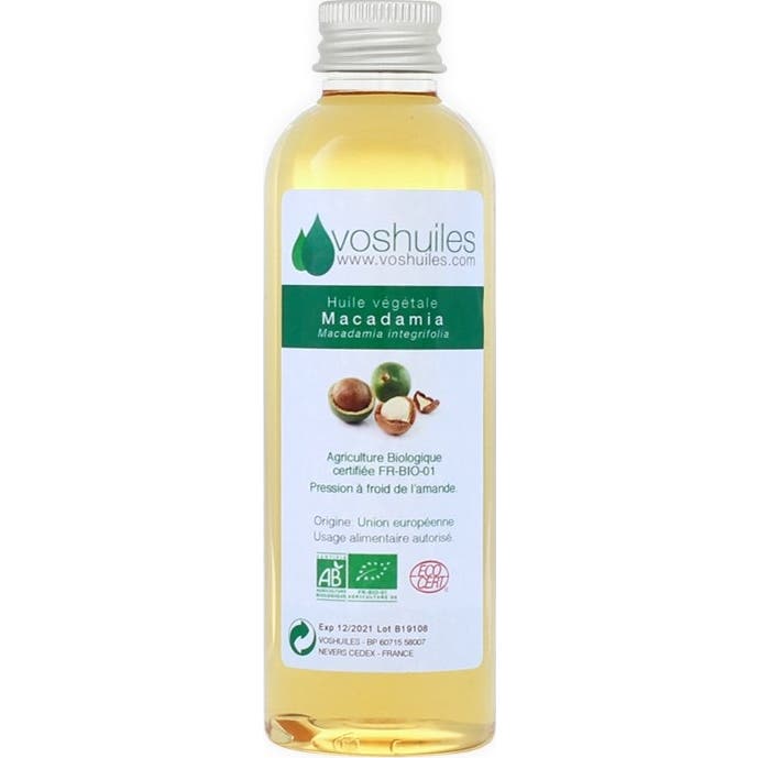 Voshuiles Aceite Vegetal BIO de Macadamia 100ml