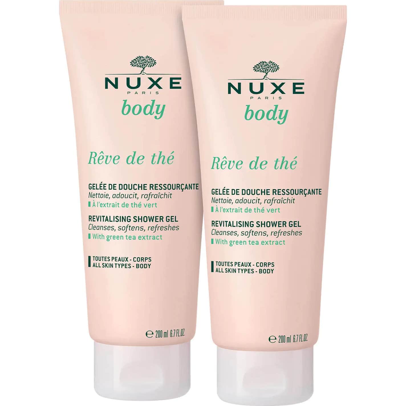 Nuxe Body Rêve de Thé Gel de Ducha Revitalizante 2x200ml