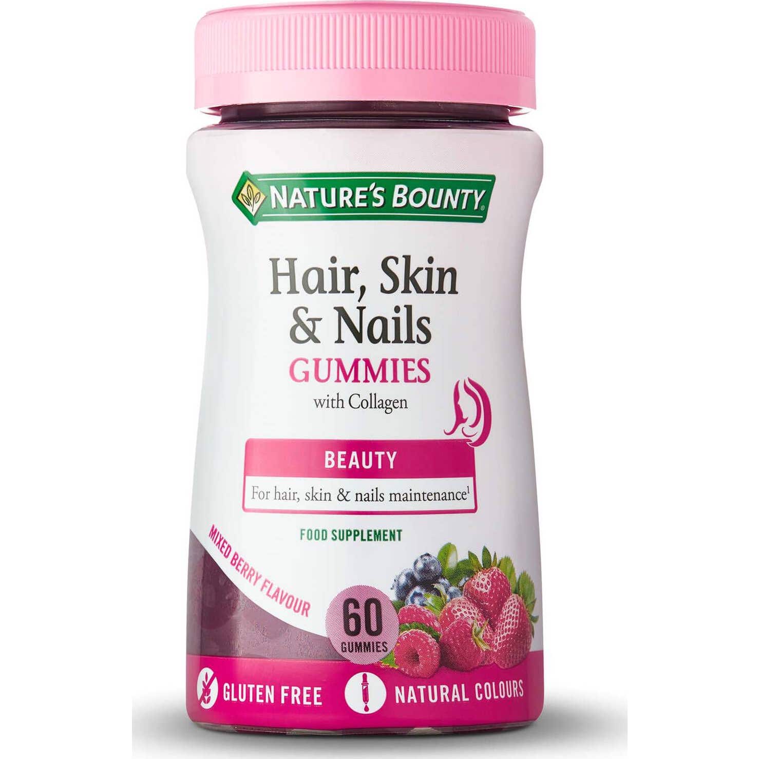 'Nature''s Bounty Pelo, Piel y Uñas con Biotina 60 Gummies'