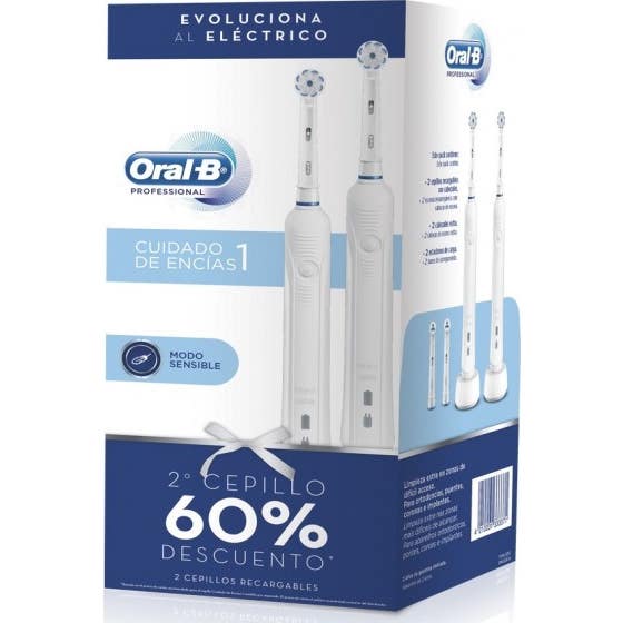 Oral-B Professional Cepillo Eléctrico Cuidado de Encías 2 uds