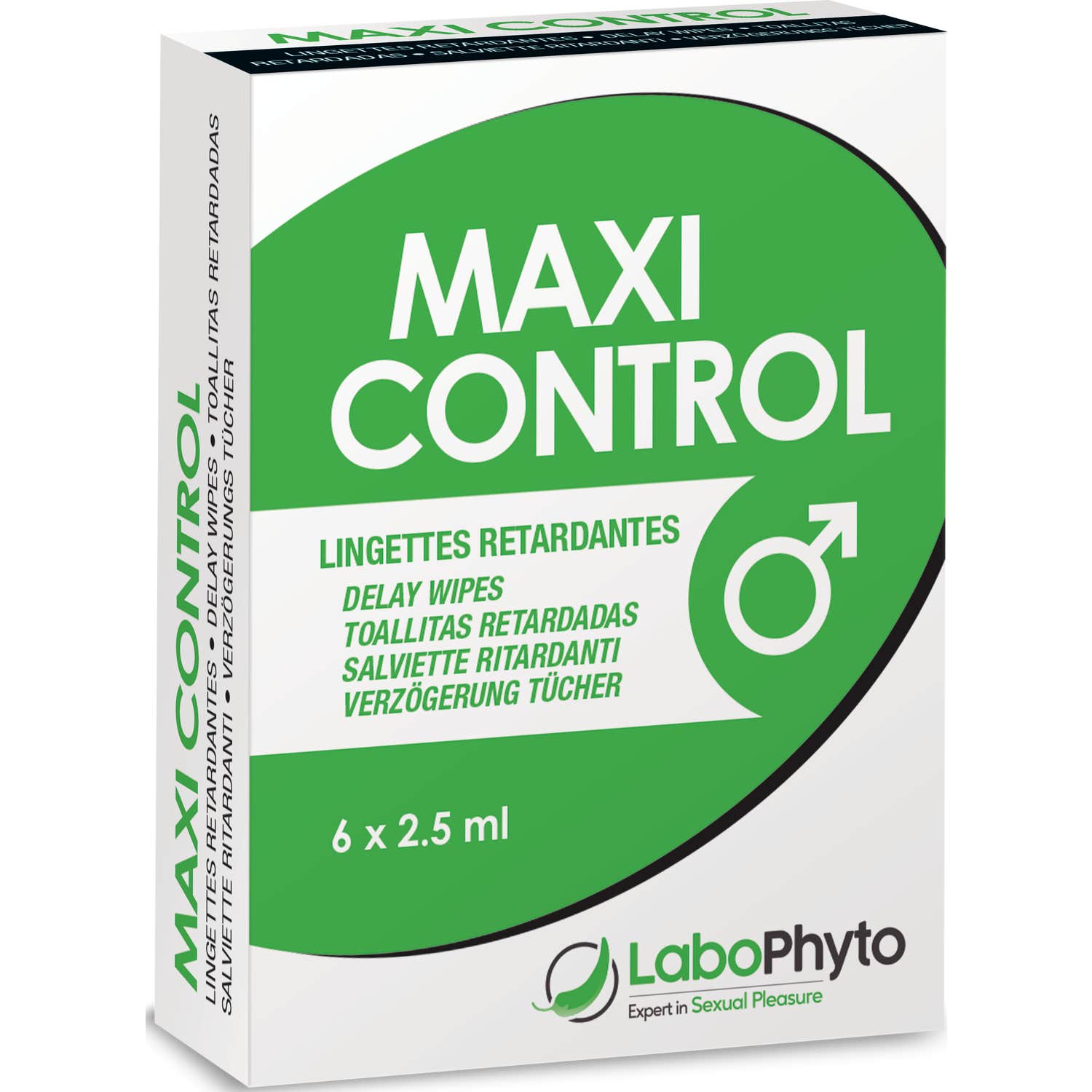 Labophyto - Maxicontrol Retardant Wipes 2.5ml set de 6