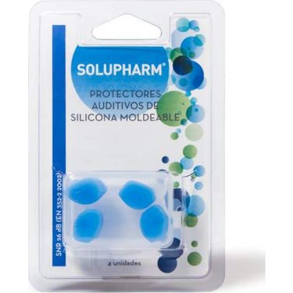 Solupharm Tapón Protector Oídos Silicona 4 uds