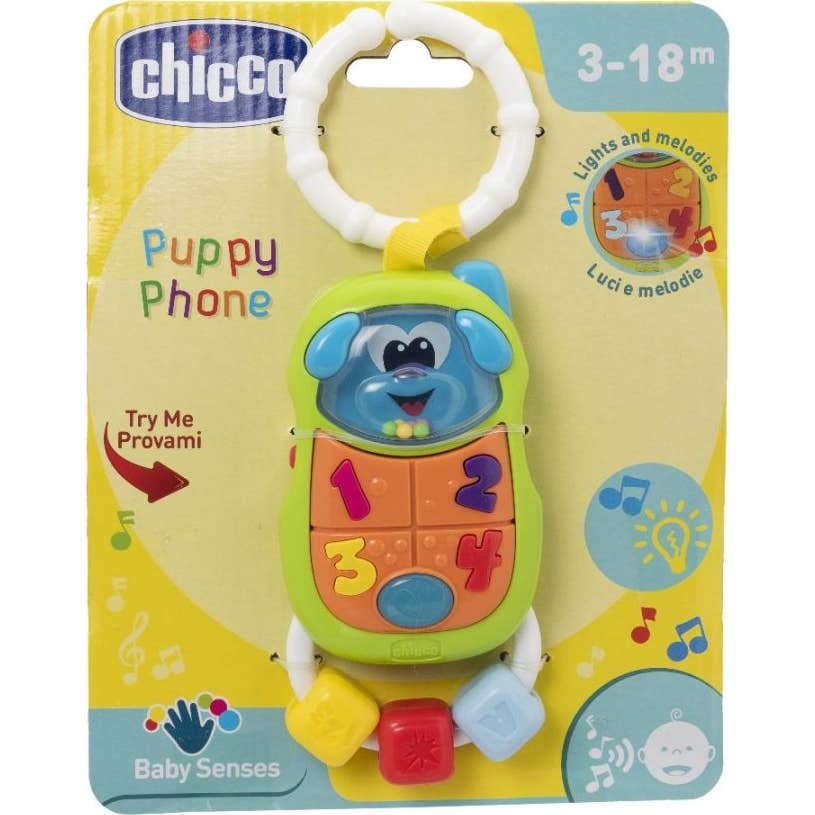 Chicco Sonajero Puppy Teléfono de Paseo 1 ud