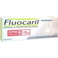 Fluocaril Pasta de dientes blanqueadora de 75 ml lote de 2