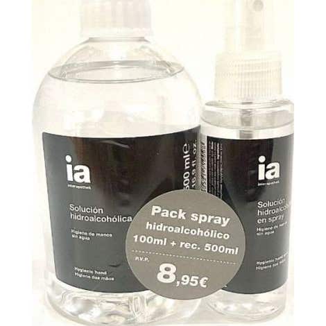 Interapothek Pack Spray Hidroalcohólico + Recarga