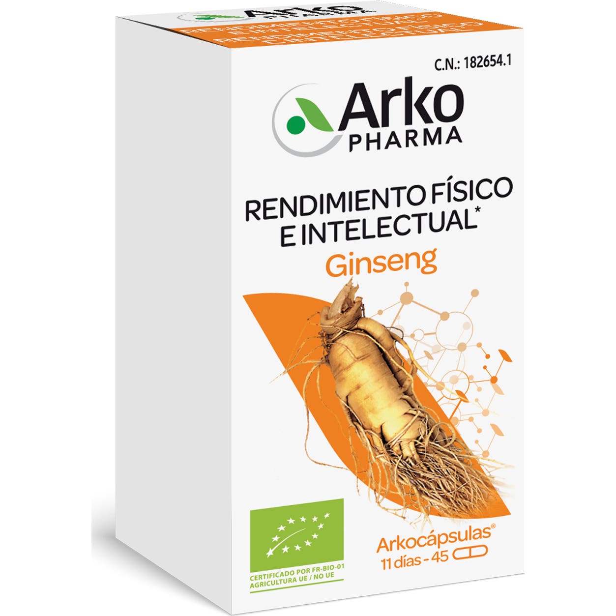 Arkopharma Arkocápsulas Ginseng BIO 45caps