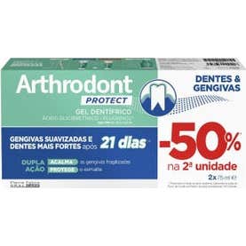 Arthrodont Protect Gel Dentífrico Dientes y Encías 2x75ml
