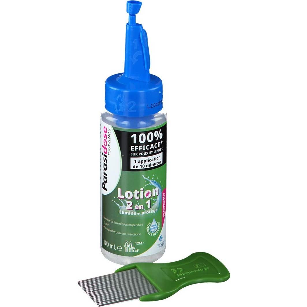 Parasidose Lice-Nits 2en1 Loción + 1 Peine