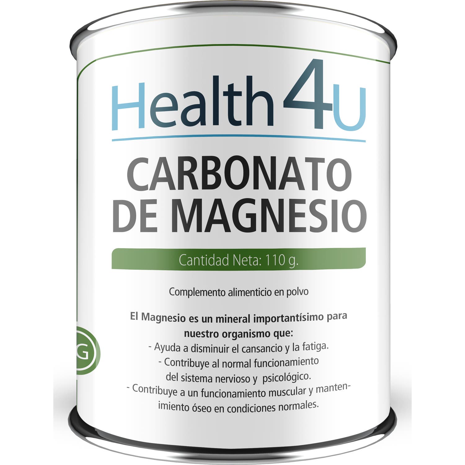 H4U Carbonato de Magnesio 110g