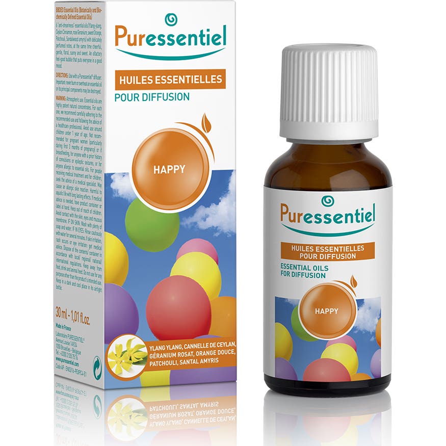 Puressentiel Aceites esenciales para difusión Happy 30ml