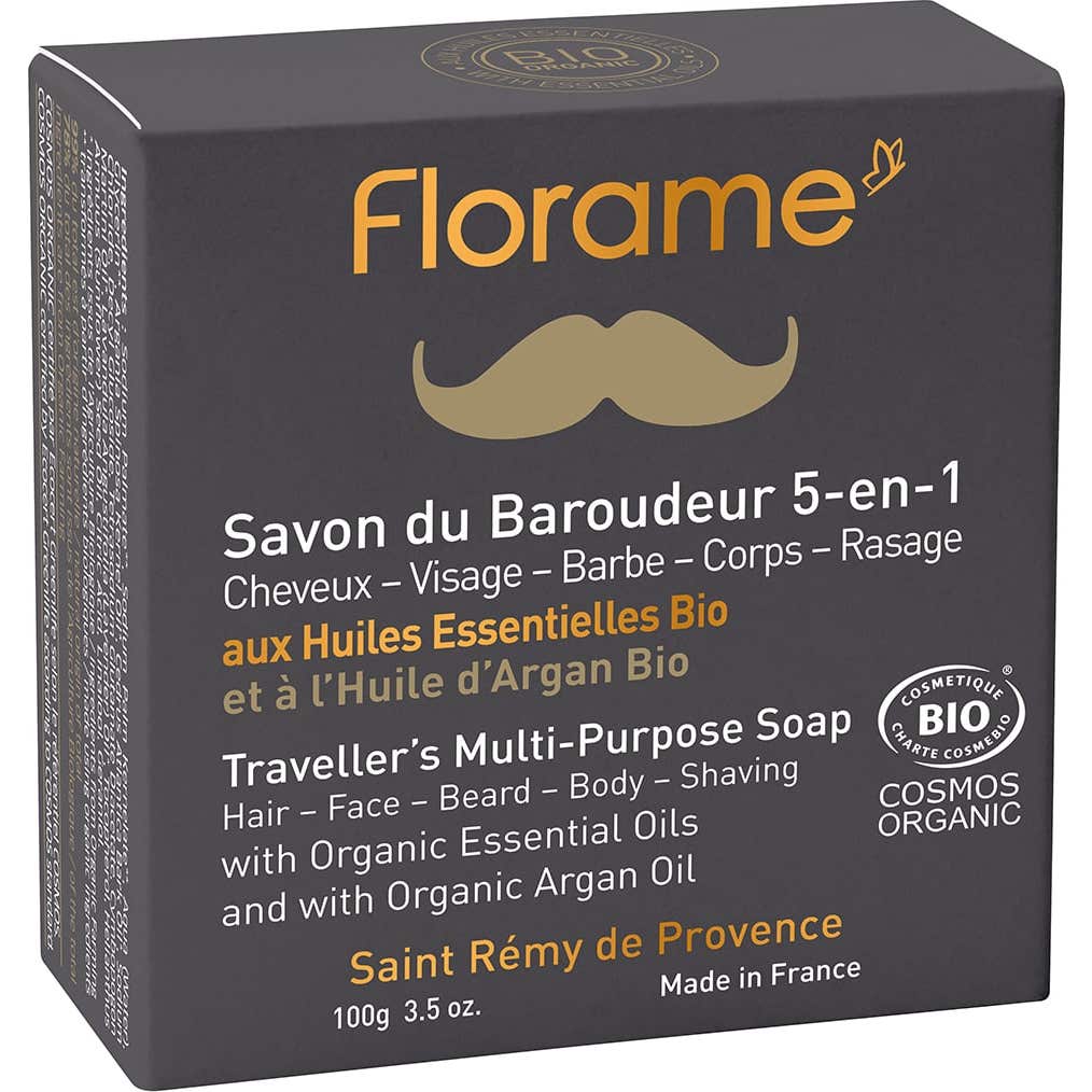 Florame Homme Jabón Baroudeur 5 en 1 100 g
