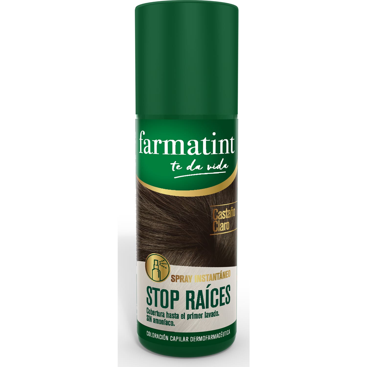 Farmatint Stop Raíces Castaño Claro Spray 75ml