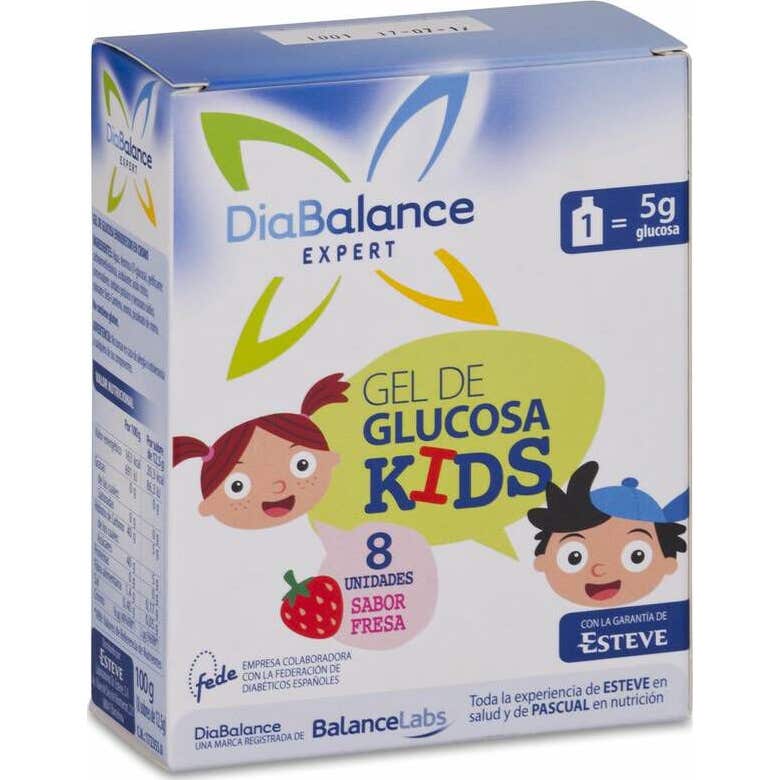DiaBalance gel de glucosa Kids 8 sobres
