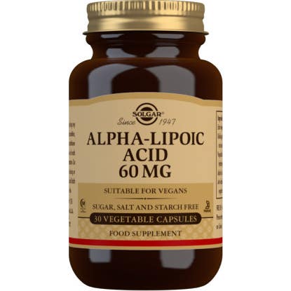 Solgar Ácido Alfa-Lipoico 60 mg 30vcaps