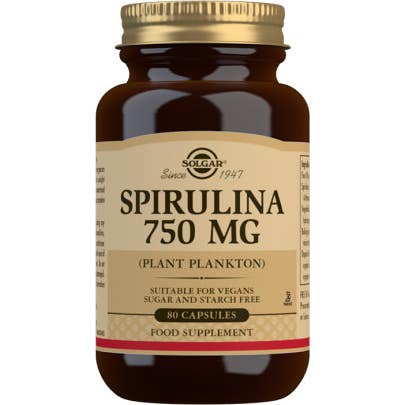 Solgar Espirulina 750 mg 80vcaps