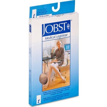 Jobst media corta 140 compresión normal color beige claro T-6 1 ud