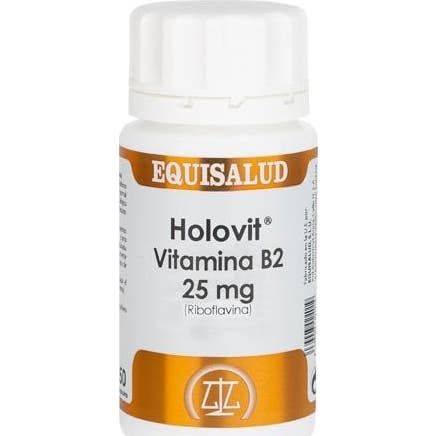 Equisalud Holovit Vitamina B2 25mg 50caps