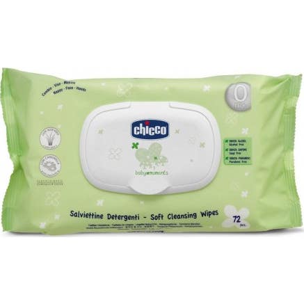Chicco Baby Moments Toallitas Húmedas a Las Flores con Dispensador 72 uds
