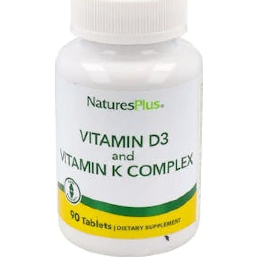 NaturesPlus Vitamina D3/Vitamina K2 90 caps