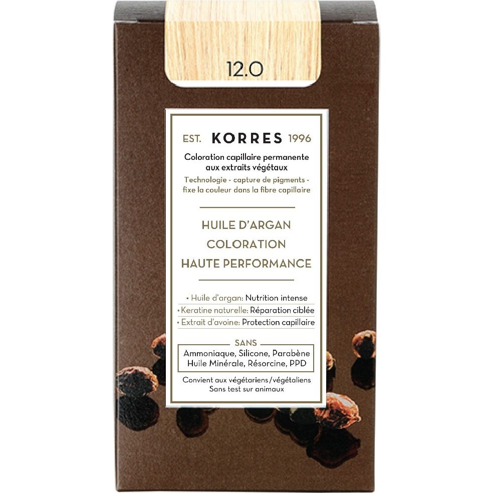 Korres Aceite de Argán Colorante 12.0 Rubio Especial 50 ml