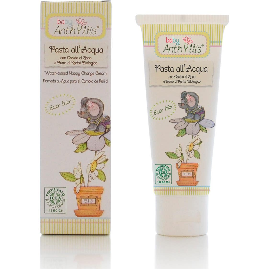 Anthyllis Pasta All´Agua Cambio de Pañal Bebé 75ml