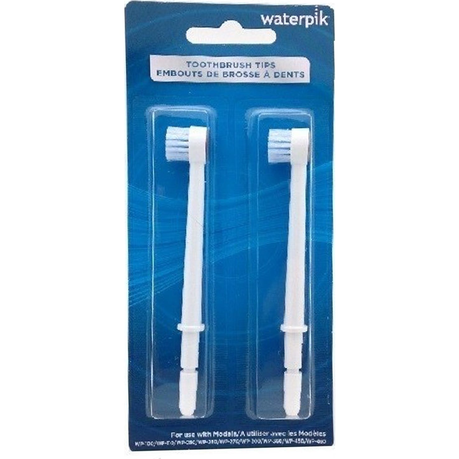 Waterpik® WP-100/WP-450 recambio cabezal cepillo 2uds