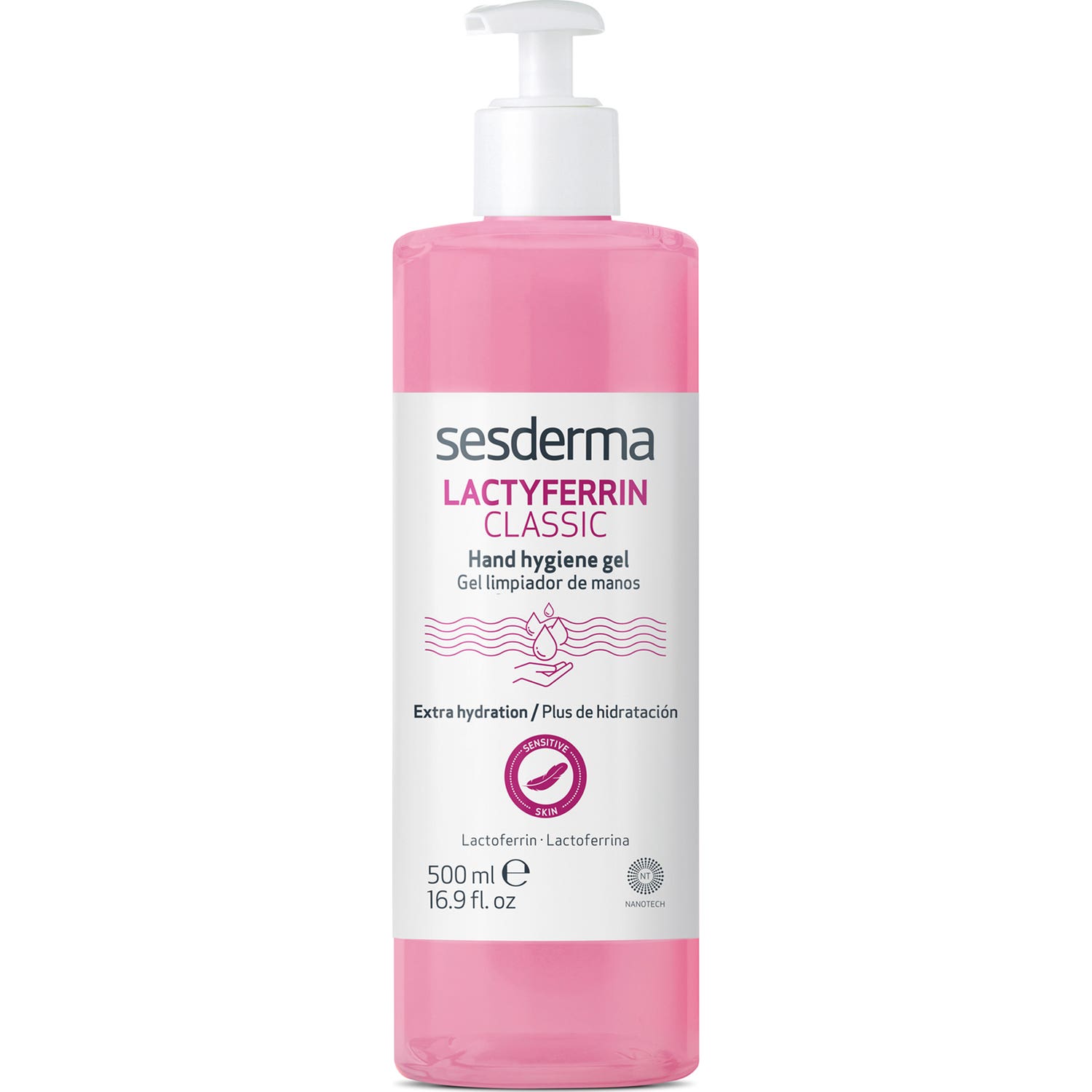 Sesderma Lactyferrin Classic Gel Limpiador Manos 500 ml