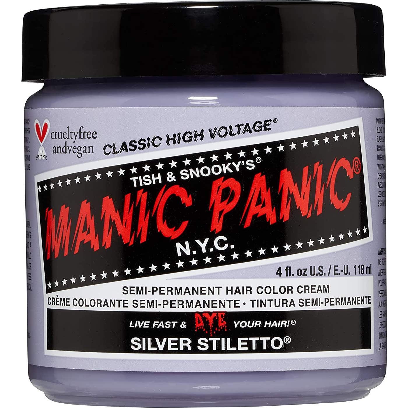 Manic Panic Classic Color Semipermanente Silver Stiletto 118ml