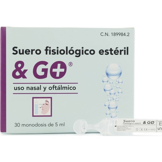 & go Suero Fisiológico Estéril 30 X5 ml