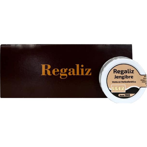Leiz Pastillas de Regaliz Jengibre 12x10 g