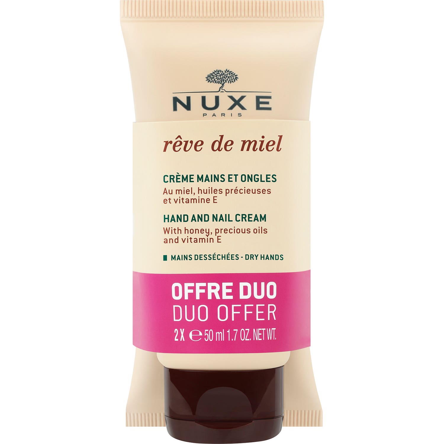 Nuxe Rêve de Miel Crema de Manos y Uñas 2x50ml