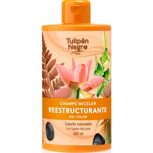Tulipan Negro Champú Micelar Reestructurante del Color 400 ml