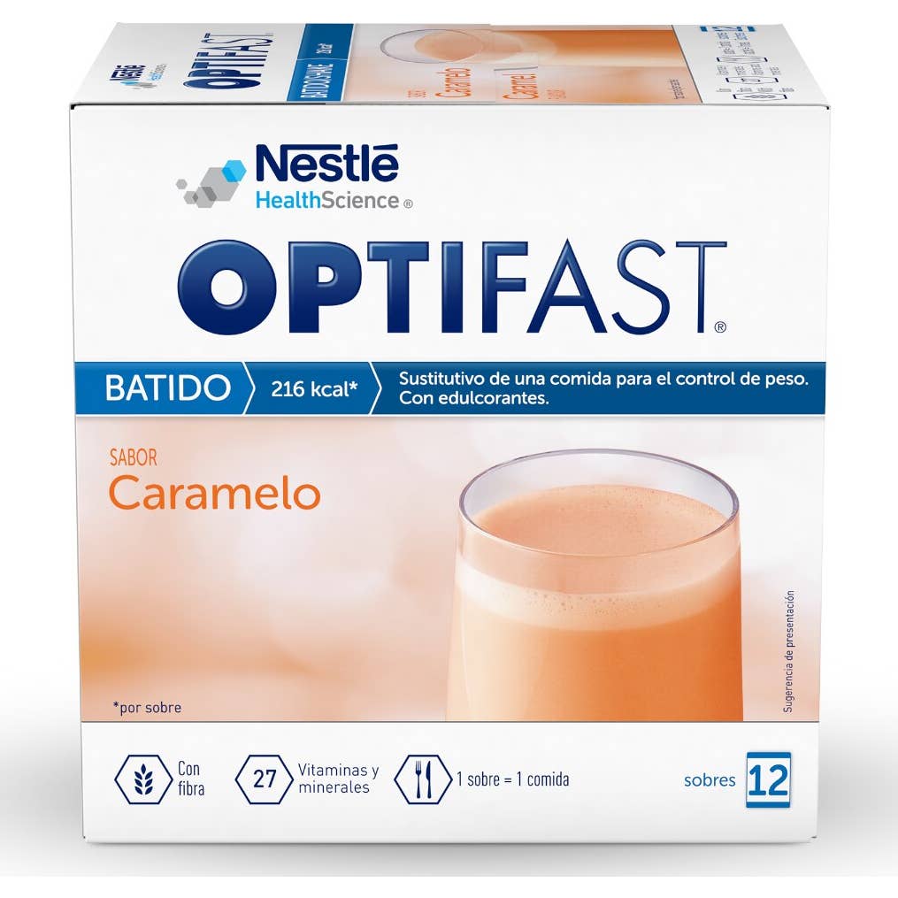 Optifast Batido Caramelo 12 sobres