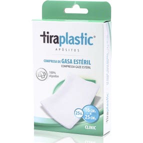Tiraplastic Gasas Estériles 16x25 cm 25 uds