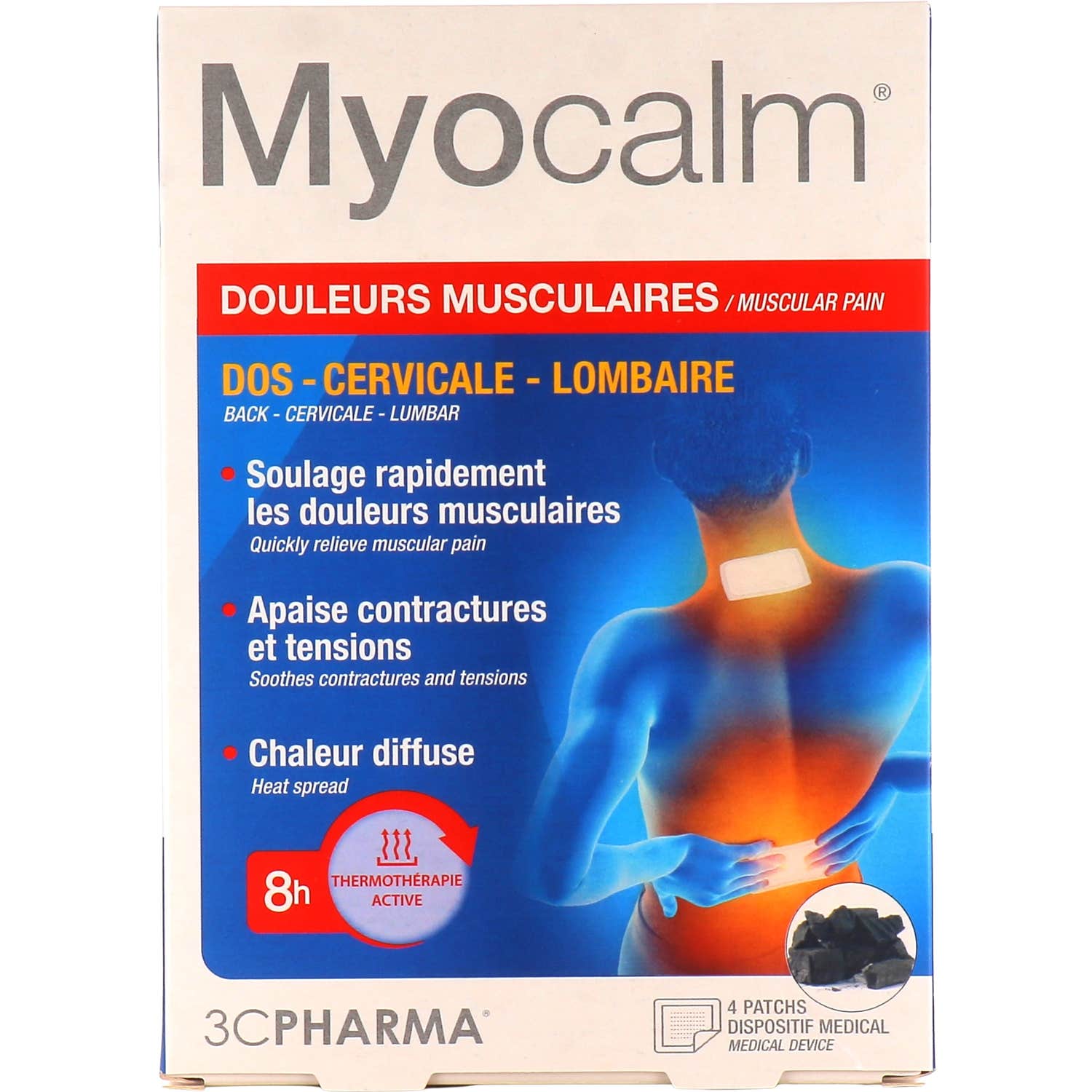 Myocalm Parches para el Dolor Muscular 4uds