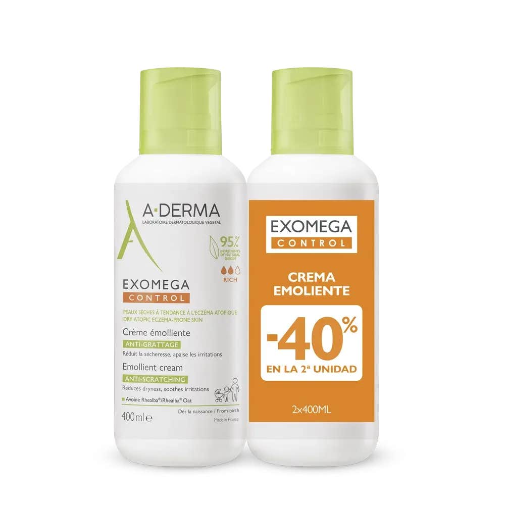 A-Derma Exomega Control Crema 2x400ml