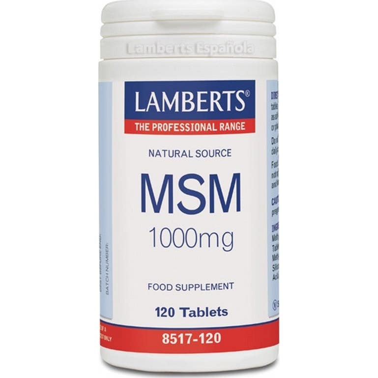 Lamberts Msm 1000Mg 120 Comprimidos - Imagen 4