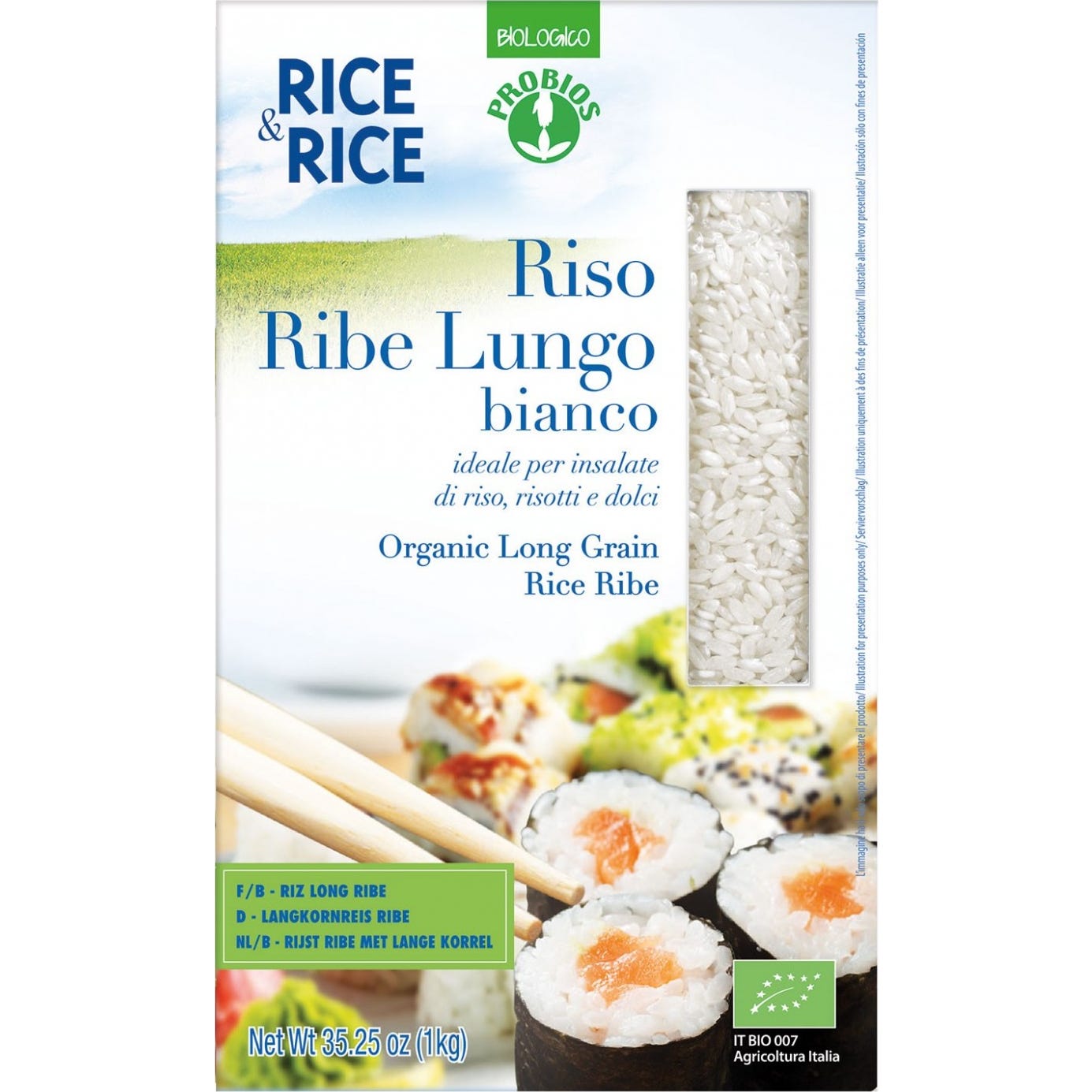 Arroz Largo R&A Arroz Blanco Ribe 1 Kg de Probios | Natural Doctor