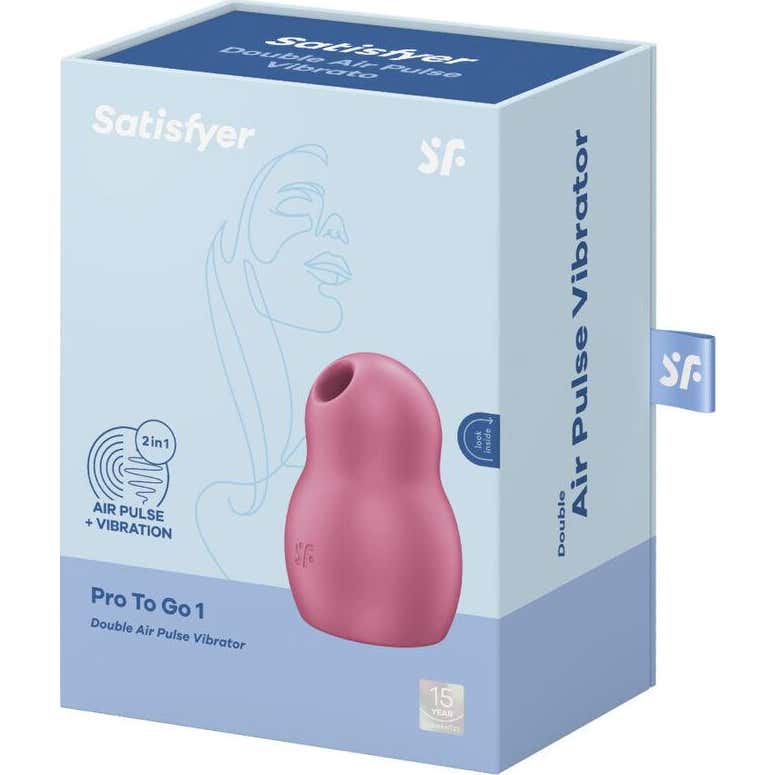 Satisfyer Pro To Go 1 Estimulador y Vibrador Rojo 1 ud