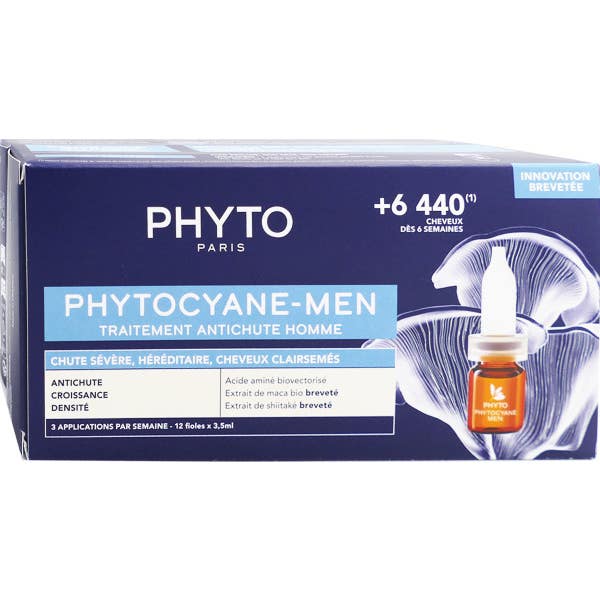 Phytocyane Tratamiento Anticaída Hombres 12uds