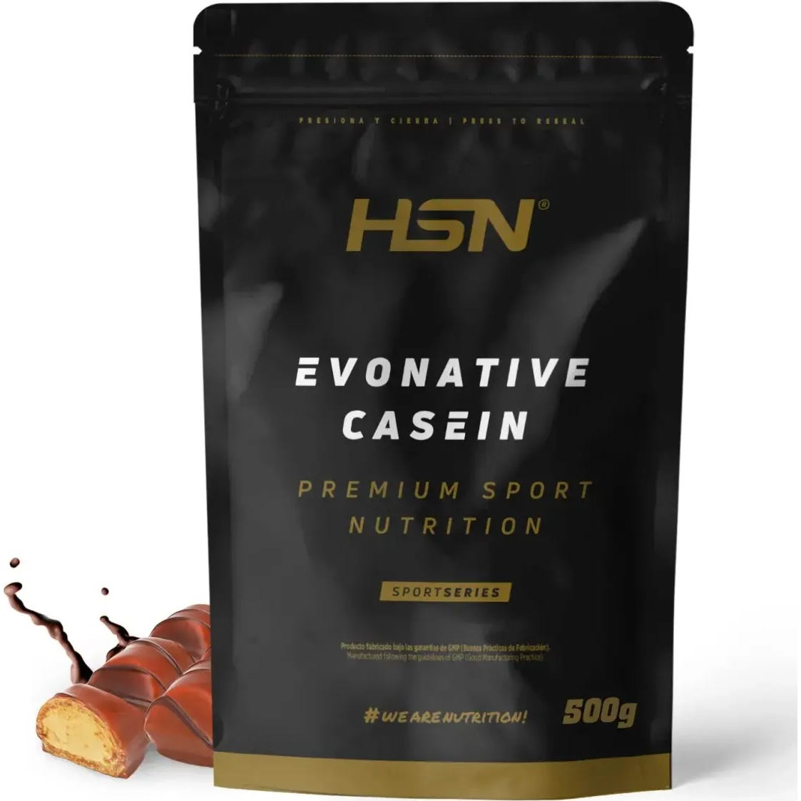 HSN Evonative Casein Lacprodan® Micelpure™ Bombón de Chocolate y Avellanas 500g
