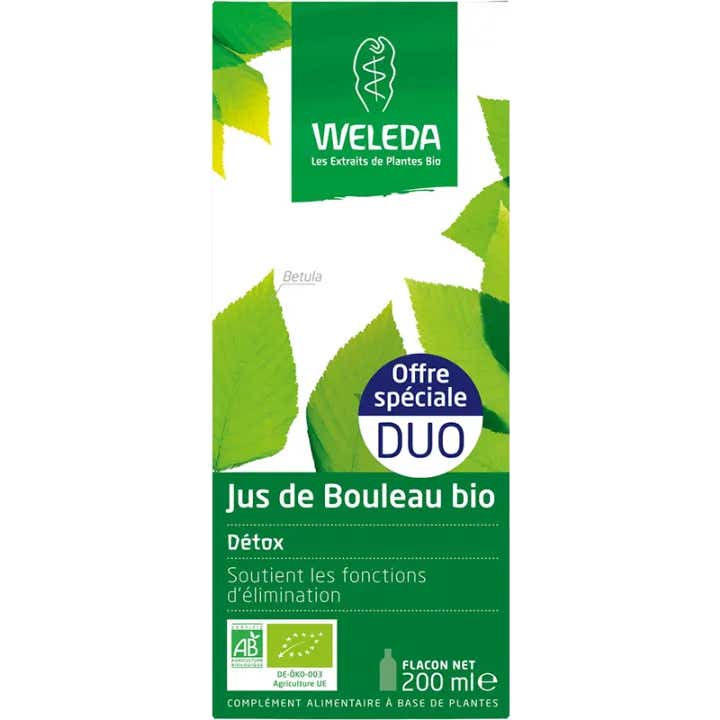 Weleda Pack Detox Zumo de Abedul Bio 2x200ml