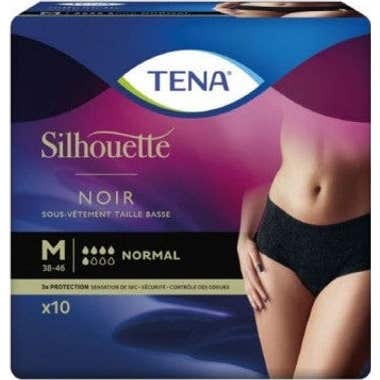 Essity Tena Silueta Norm Black Med X10