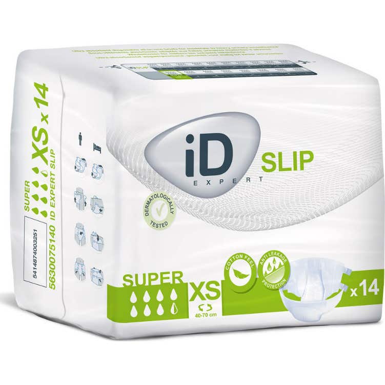 iD Expert Slip Super Talla XS 14uds