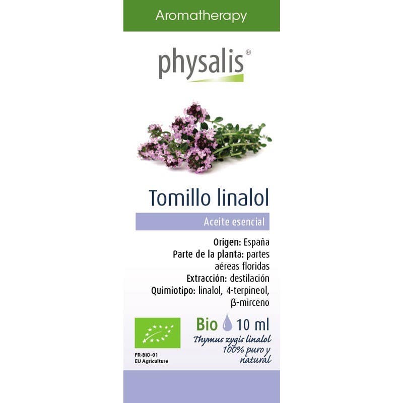 Physalis Aceite Esencial de Tomillo Linalol Bio 10 ml