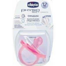 Chicco® Chupete Silicona Physio Soft Anatómico +12 Meses 1 ud Rosa