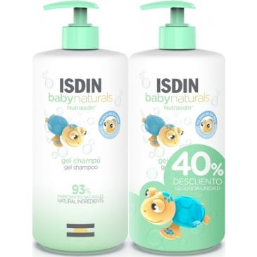 Isdin Baby Naturals Gel Champú 2x400ml