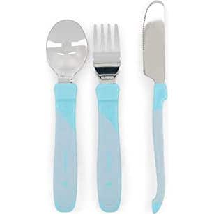 Twistshake Set de Cubiertos 12 Meses Azul