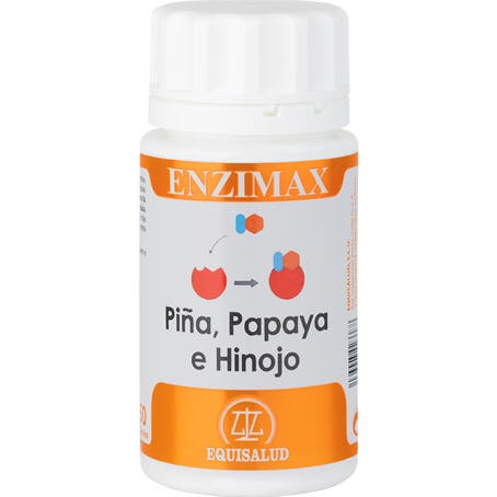 Equisalud Enzimax Piña Papaya Hinojo 50 caps