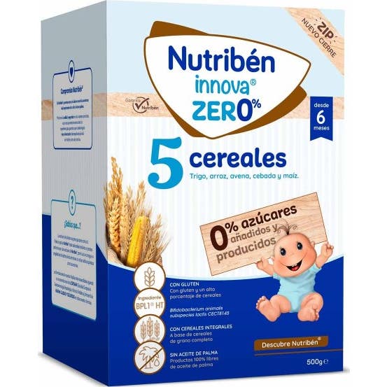 Nutriben Innova 5 Cereales 0% Azúcar 500 g